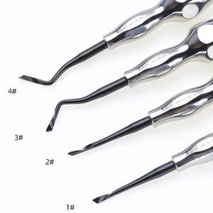 1 ud. Destornillador dental en espiral, elevador de lucentes recto y doblemente curvo para extracción de dientes mudos - Product Image 3