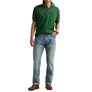 Meilleures ventes : T-shirt décontracté à manches courtes pour homme, coupe originale, maille tricotée respirante, broderie de logo personnalisée OEM - Product Image 6