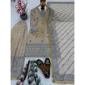 Conjunto Sharara de Trabajo Artesanal para Mujer, Elegante para Fiestas - Product Image 5