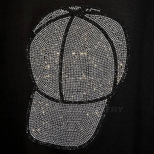 เสื้อยืดแฟชั่นสตรีทแวร์ผู้หญิง ประดับเพชร แขนสั้น ดีไซน์หรูหรา รับผลิตโลโก้ตามสั่ง ผลิตจำนวนมาก - Product Image 6