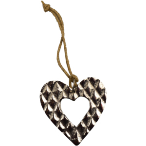 Heart for Hanging Plated Finishing Design With Solid Metal Home Decor <b>Christmas</b> <b>Tree</b> Decor for Hanging Design - Product Image 1