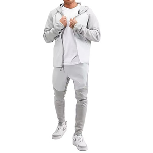 Ensemble survêtement streetwear unisexe personnalisé avec logo, veste coupe-vent en nylon 400 g/m² et pantalon de survêtement - Product Image 4