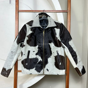 แจ็กเก็ตสั้นหนังวัวแท้สำหรับผู้หญิงแจ็กเก็ตมอเตอร์สำหรับขี่มอเตอร์ไซค์ให้ความอบอุ่นดีไซน์ใหม่ล่าสุด - Product Image 4