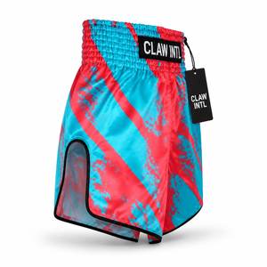 Pantalones Cortos de Boxeo Unisex, Rojos y Azules con Estampado Diagonal, Transpirables, de Secado Rápido, Poliéster/Algodón, Impresión Digital, Ropa Deportiva sin Costuras - Product Image 4
