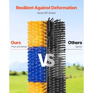 Set di 3 Spazzole per Cavalli e Bovini, 6 Viti, 17.1 X 7.5, per il Grattamento e il Sollievo dal Prurito, Cura e Pulizia del Bestiame - Product Image 3