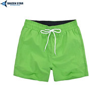 Shorts de Playa para Hombre, Azules, Sólidos, Casuales, de Alta Calidad, Personalizables, con Estampado Digital, Transpirables, de Secado Rápido, 100% Poliéster, Cintura Media