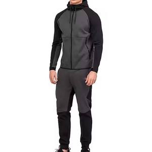 Survêtements de sport pour hommes sur mesure en molleton technique pour la gym et le fitness, ensembles de jogging d'hiver avec logo personnalisé, vente en gros - Product Image 1