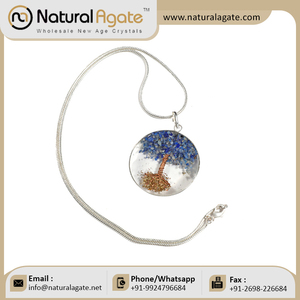 Pendentifs Orgonite pour aigue-marine, pendentif en forme de goutte pour Protection EMF - Product Image 5