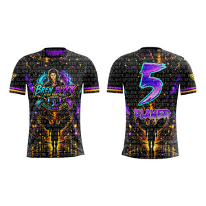Ensemble d'uniformes de football 7 sur 7 de haute qualité, design sublimé Angel, débardeur à capuche et short, unisexe adulte, toutes saisons, séchage rapide - Product Image 4