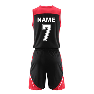 Ensemble d'uniformes d'entraînement de basketball personnalisés : maillot et short sublimés, respirants et à séchage rapide, pour équipes scolaires et de club - Product Image 1