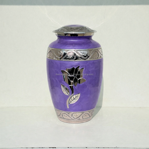 Urnas de Cremación de Aluminio Grabadas con Rosas Rojas Perla, Estilo Americano, Personalizables, de Alta Calidad, para Cenizas Humanas, Grandes, Venta al Por Mayor - Product Image 2