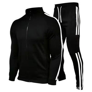 Conjunto Deportivo para Hombre 2026, con Logotipo Personalizado, Diseño Sólido o a Rayas, Informal, Cálido, Transpirable y Agradable al Tacto - Product Image 1