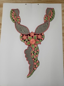 Custom Woven Embroidered <b>Sew</b>-<b>On</b> Neck <b>Patches</b> for Fashion Brands Personalized Embroidered Labels for Garment Home Textiles - Product Image 3