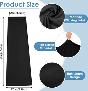 Custom Print Logo Breathable Windproof Anti-Bacterial Sports Anti-UV Protection <b>Compression</b> <b>Arm</b> <b>Sleeves</b> Custom Made Flexible - Product Image 5