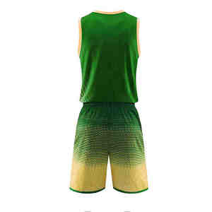 Custom Sublimation Basketball Uniform <b>Set</b> Breathable V Neck Team Training Jersey and Shorts Quick Dry Sportswear for Men - Product Image 4