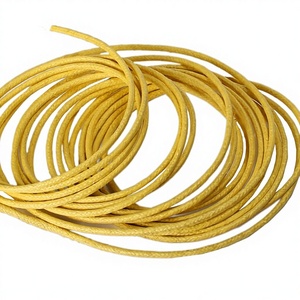 High Quality Waxed Cotton Round Cord Polished <b>Braided</b> DIY Bracelet Jewelry Other <b>Accessory</b> Findings Hot Sale Wholesome Supply - Product Image 1