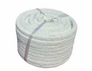 Produit d'isolation en corde ronde tressée en fibre de verre résistant au feu. - Product Image 2