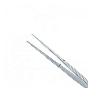 Pinces à pansements droites à bout arrondi 15 cm, pinces chirurgicales pour tissus, pinces à pansements et à tissus standard en coton 14 cm, haute qualité - Product Image 1