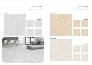 กระเบื้องพอร์ซเลนตกแต่งภายในทันสมัย ขนาดใหญ่ 120x120 ซม. เคลือบดิจิตอลผิวเรียบ คุณภาพเยี่ยม ใช้งานได้ยาวนาน - Product Image 6