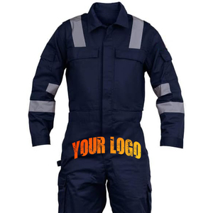 Combinaisons de travail réfléchissantes à logo personnalisé OEM, imperméables, avec éclairage LED, pour hommes, mécaniciens, vêtements de sécurité en plein air et tenue de travail - Product Image 5