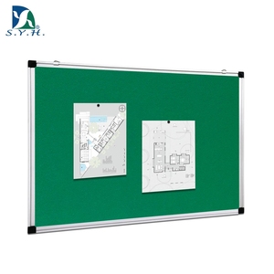 Tablero de Anuncios de Terciopelo Verde para Mostrar Mensajes - Product Image 1