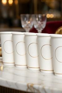 Vasos de Papel Reciclables Ecológicos de Marca Privada con Logotipo/Diseño Personalizado, Impresión por Grabado/Serigrafía, Asa con Cierre Magnético para - Product Image 4