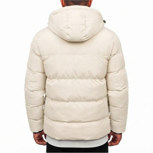 Custom Men Hooded Puffer Jacket <b>Winter</b> <b>Quilted</b> Warm Outdoor Casual Coat Lightweight Insulated Apparel - Product Image 2