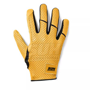 Guantes de Fútbol Americano de Cuero de Primera Calidad, Material Duradero, Opciones Personalizables, Ropa Deportiva Unisex de Pakistán, Venta al Por Mayor - Product Image 2