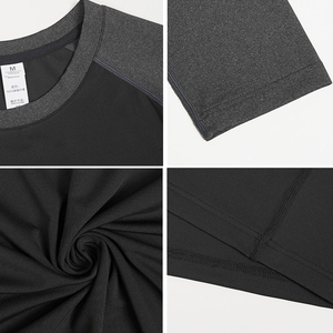 Camiseta de Compresión Deportiva para Hombre, Color Sólido, Talla Adulto, Secado Rápido, Elástica, para Gimnasio, Entrenamiento y Fitness - Product Image 4