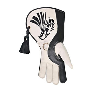 Guantes de Cetrería de Nuevo Diseño, Guantes para Manipulación de Aves, Guantes de Cetrería Largos Personalizados de Cuero de Alta Calidad de Doble Capa - Product Image 4