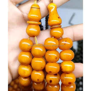Collar de cuentas de piedra natural de estilo clásico para mujer y cuentas de oración Tasbih joyería de imitación musulmana religiosa de Dubái - Product Image 5