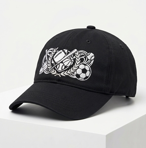 Casquettes de baseball personnalisées avec logo brodé, qualité supérieure, unisexe, imperméables, respirantes, en coton uni, 5-6 panneaux, boucle métallique - Product Image 1