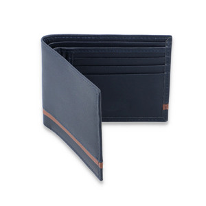 Portefeuilles en cuir véritable pour hommes, multi-cartes, courts, de haute qualité, avec logo personnalisé, faible MOQ, portefeuille marron premium pour hommes - Product Image 6