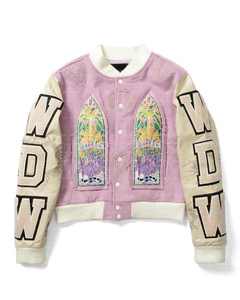 Nouvelle veste en laine patchwork tendance, style vintage Letterman, veste de baseball universitaire, veste d'hiver écologique, style hip hop, en solde - Product Image 1