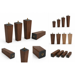 Wholesale Solid Wood <b>Sofa</b> <b>Legs</b> Heavy Duty Modern Furniture Feet <b>for</b> Couch Ottoman Coffee Table and Accent Chair - Product Image 2