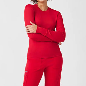 Sous-vêtements médicaux confortables en coton et polyester élasthanne de haute qualité pour femmes, uniformes d'infirmière, sous-tenues d'hôpital - Product Image 4