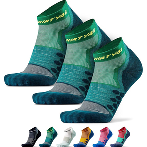 Men's Ankle <b>Running</b> <b>Socks</b> Breathable Quick Dry Cushioned Athletic <b>Socks</b> with Anti Slip Design - Product Image 1