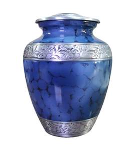 Urna Funeraria Decorativa de Metal con Diseño Artístico, Ideal para Honrar la Memoria de Seres Queridos con Gracia y Estilo - Product Image 6