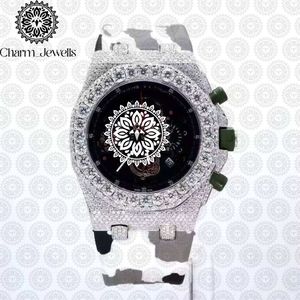 Charm_Jewells Men's Luxury Vintage Stainless Steel Watch 40mm Case Mechanical Movement <b>Chronograph</b> Sapphire Crystal Dial Analog - Product Image 1