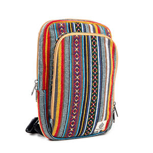 Bolso Bandolera de Cáñamo Ligero y Sostenible Hecho a Mano, de Fibra Natural, con Correa Ajustable, Unisex, para Moda Universitaria - Product Image 6