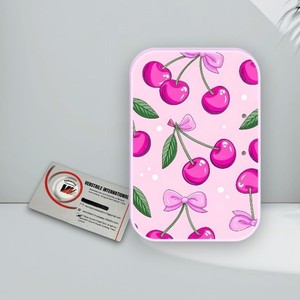 แผ่นติดขนตาปลอม Cherry Lash Tiles สำหรับต่อขนตา อุปกรณ์เสริมความงาม อะคริลิคแข็งรูปวงรีลายดอกไม้ เพชร และวงกลมแม่เหล็ก - Product Image 1