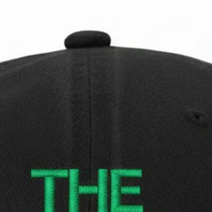 Casquette de baseball en coton brodé noir de la série AKA Club, visière incurvée réglable, décontractée, unisexe, pour le sport et les activités de plein air - Product Image 5