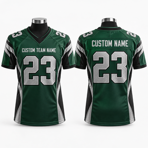Maillots de football brodés 100 % polyester, séchage rapide, respirants, pour marques sportives, noms d'équipes personnalisés, numéros de joueurs, étiquettes - Product Image 4