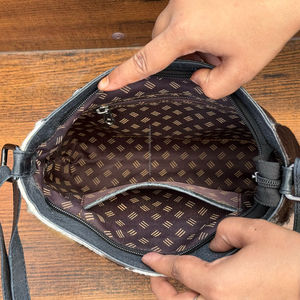 Vrais cheveux sur cuir de vachette nouveau Design sac à bandoulière sac à main gitane Boho peau de vache Vintage fait à la main Style occidental sac multi-usages sacs - Product Image 6