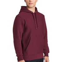Sweat à capuche pour homme pour les sports d'hiver avec impression personnalisée brodée, 100% coton, vêtements de sport pour la salle de sport, sweat à capuche pull-over
