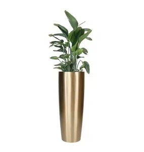 Jardinière en métal créative, pot de fleurs décoratif, conteneur pour plantes d'intérieur et d'extérieur, maison et jardin - Product Image 1