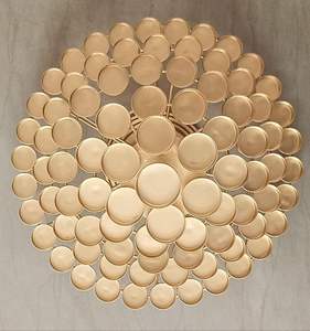 Soporte de Metal Dorado Estilo Bohemio de Varias Capas para Decoración de Baby Shower y Diwali - Product Image 4