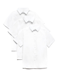 Camisa Escolar Unisex Blanca de Algodón Oxford, Personalizable con Marca, ODM, Manga Corta y Larga, Uniforme Escolar Primario, Transpirable - Product Image 2
