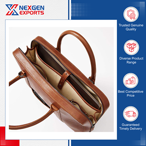 Sac à bandoulière pour ordinateur portable en cuir PU de qualité exceptionnelle, best-seller, disponible en grande quantité, origine Inde. - Product Image 5