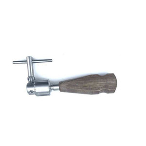 Premium Orthopedic Manual <b>Hand</b> <b>Drill</b> with Ergonomic Wood Handle Stainless Steel Cannulated Surgical Instrument Multifunctional - Product Image 5